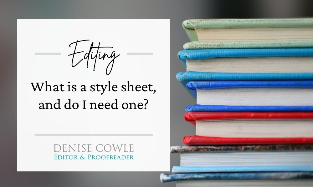What is a style sheet and do I need one?