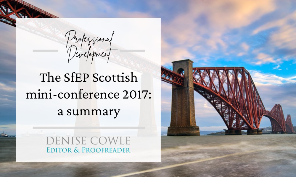 A review of the SfEP Scottish mini-conference 2017