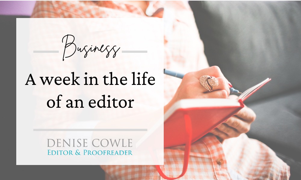 A week in the life of a non-fiction editor