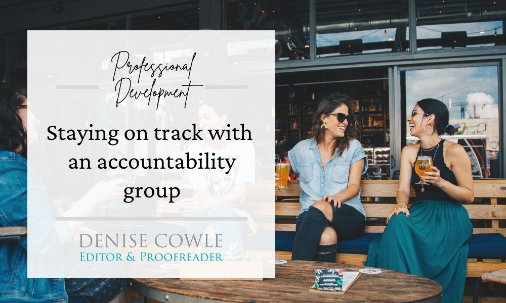Staying on track with an accountability group